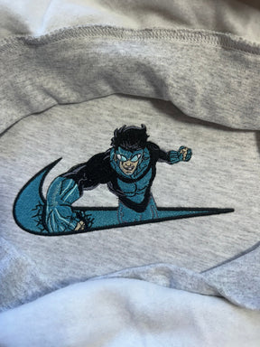 Invincible Blue Suit x Swoosh